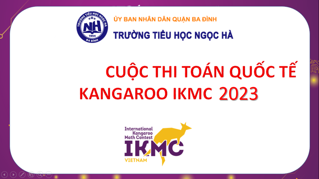 [IKMC 2023] Danh sách học sinh tham gia cuộc thi Toán quốc tế Kangaroo IKMC 2023